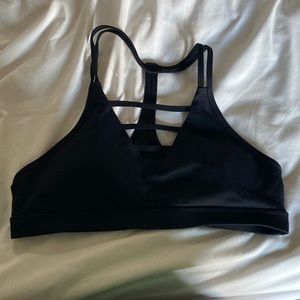 Zyia Active Black Grid Bra - XXL